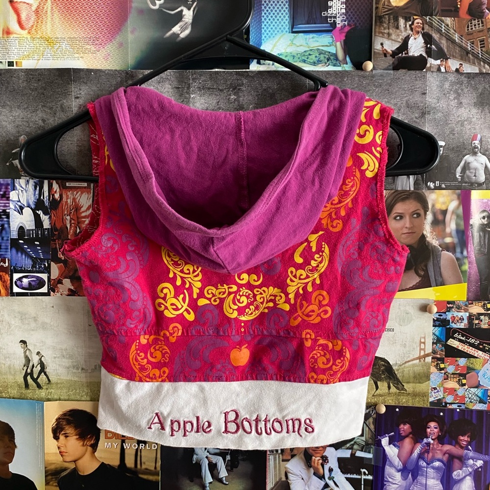 apple bottoms baby tee with hood